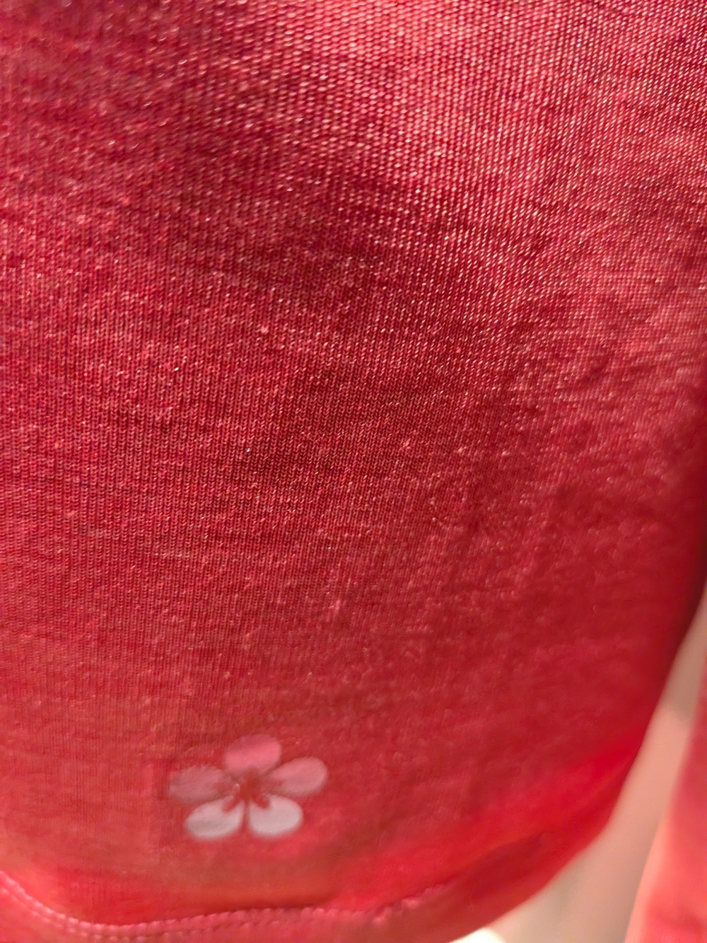 2/$15 Tuff Athletics Long-Sleeve Active Top in Rose - Picture 4 of 8